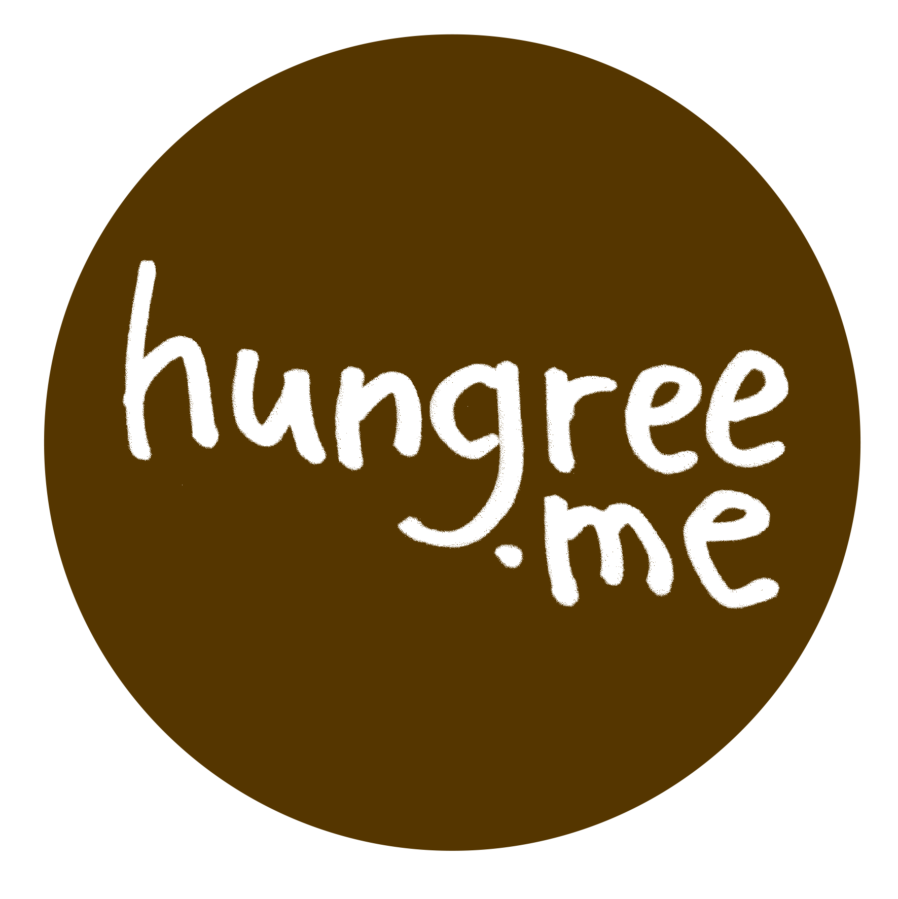 hungree.me logo BROWN